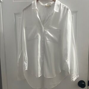 Cloth & Stone White Button Down Shirt